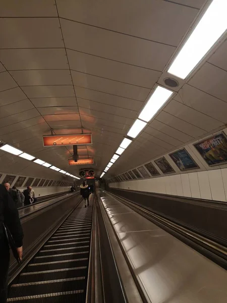Túnel Metrô Cidade — Fotografia de Stock