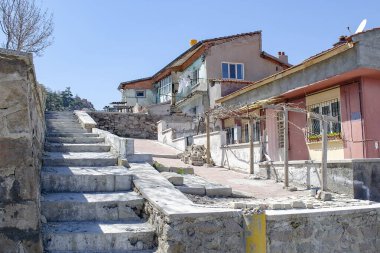 Afyonkarahisar 'daki geleneksel Türk evleri ve merdivenleri, Afyon, Türkiye