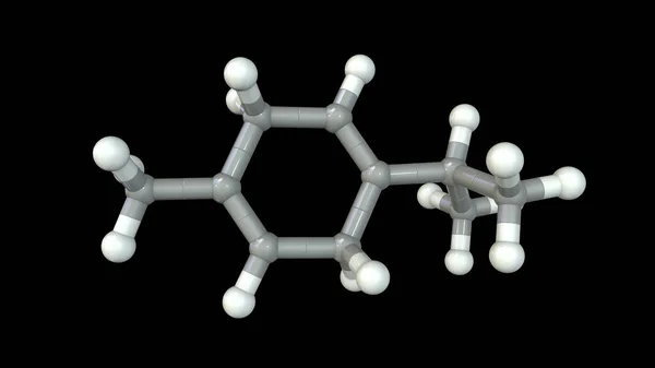 Gamma Terpinen Molekül Illustration Natürliche Organische Verbindung Die Ätherischen Ölen — Stockfoto