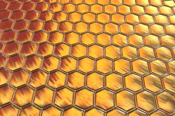 Graphene sheet, 3D illustration. Graphene is an allotrope of carbon that consists of a single layer of atoms arranged in a single-layer honeycomb lattice nanostructure