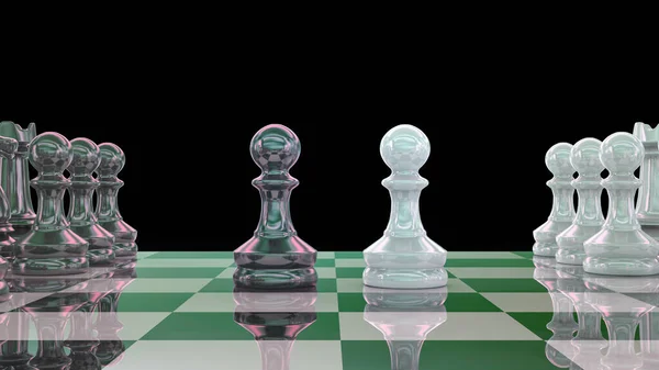 HD glass chess wallpapers