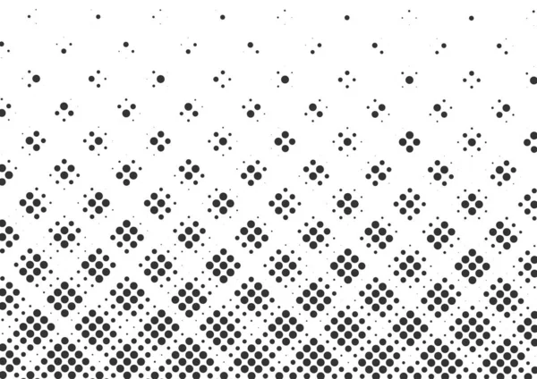 Abstrakte Schwarze Und Weiße Punkte Halbtonem Hintergrund Halftone Hintergrunddesign — Stockvektor