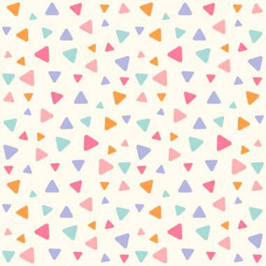 Üçgenli kusursuz geometrik desen, renkli arkaplan üçgenli kusursuz desen