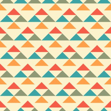Soyut geometrik dikişsiz şablon arka planı. Grafik modern desen dokusu parlak renk