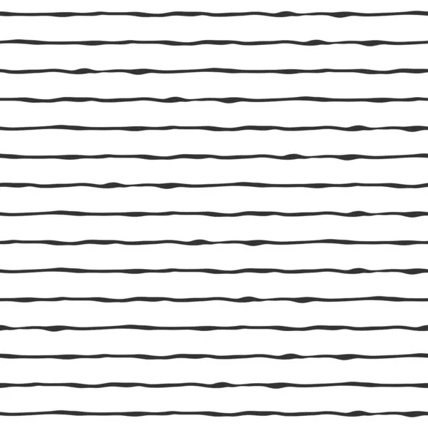 アブストラクト手描きストライプシームレスパターン シームレスストライプパターン ストライプ背景 — ストックベクタ
