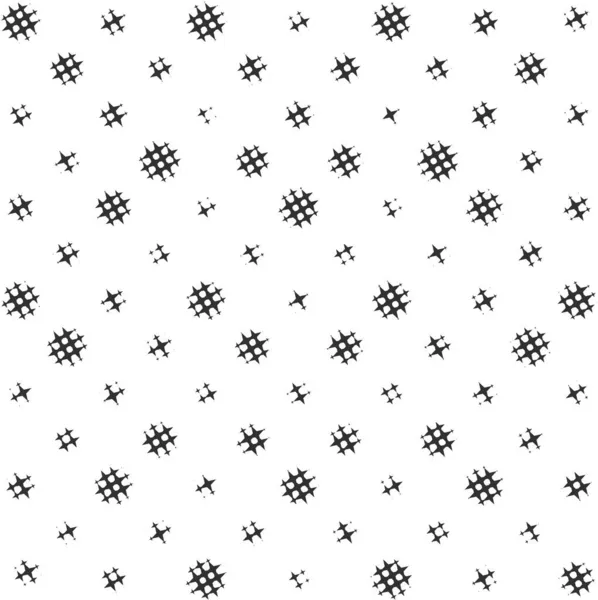 Абстрактный Бесшовный Рисунок Черными Точками Горошек Плавный Рисунок Полутоновый Рисунок — стоковый вектор