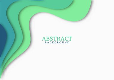 Dalgalı şekilli soyut modern arkaplan tasarımı. Geometrik şekilli modern tasarım arka planı