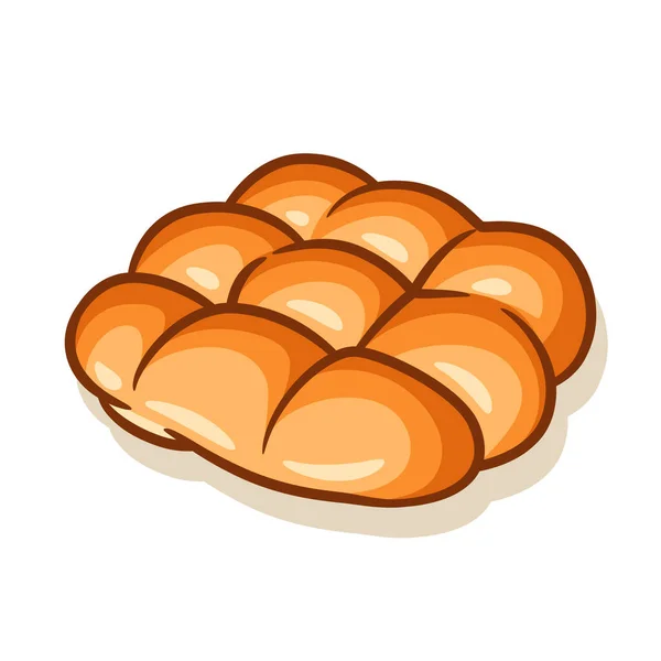 Hand Drawn Bread Bakery Vector Illustration Colorful - Stok Vektor