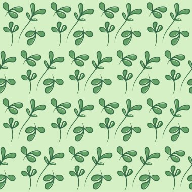Botanik çiçekleri pürüzsüz izler bırakır. Yaz ve bahar baskısı. Çiçek deseni, yeşil yapraklar.