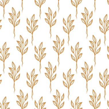 Botanik çiçekleri pürüzsüz izler bırakır. Yaz ve bahar baskısı. Çiçek deseni