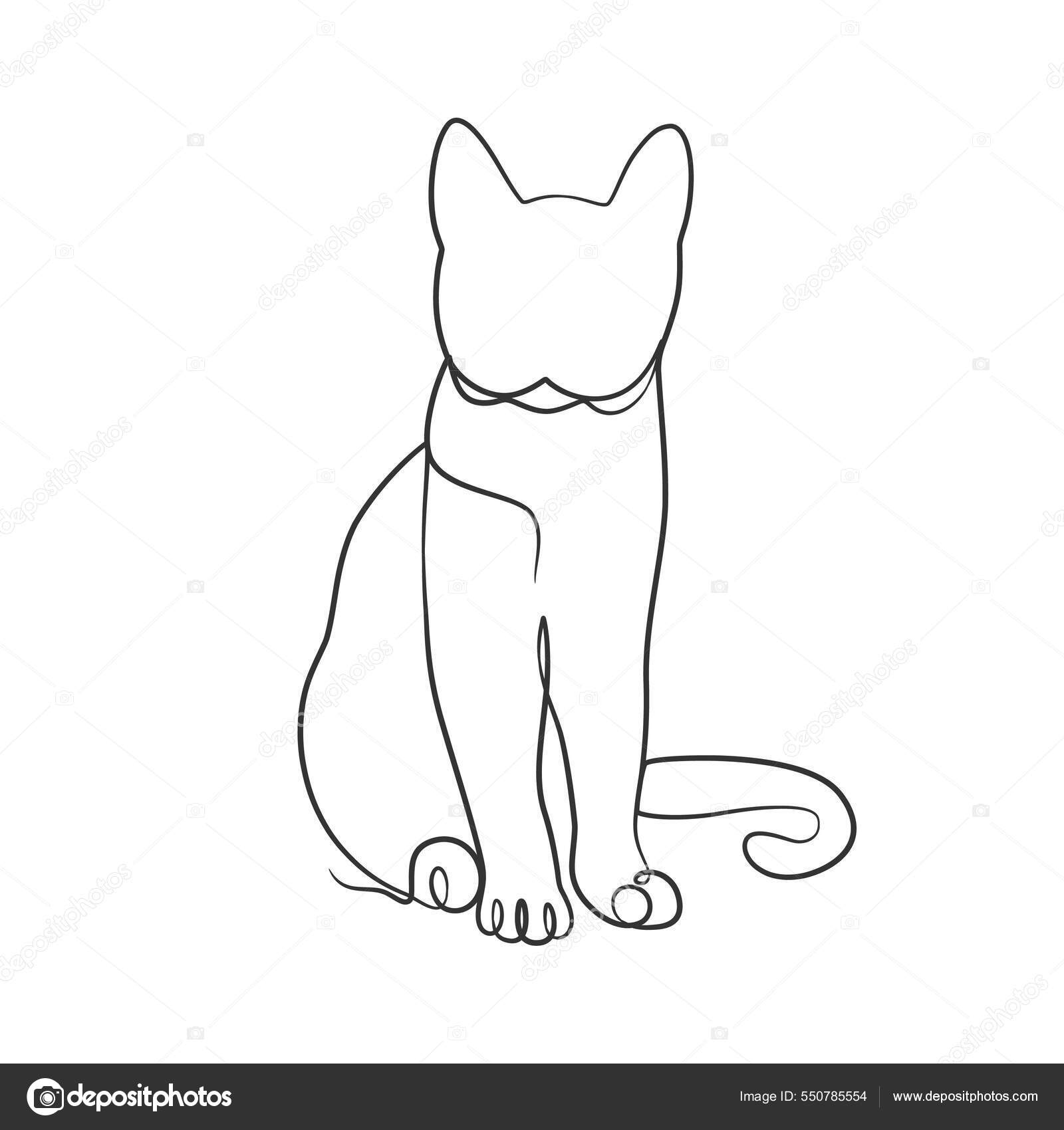 Desenho De Desenho Linha Animal Pequeno Bonito Ai Animal Bonito