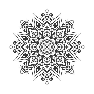 Ethnic Mandala Round Ornament Pattern 