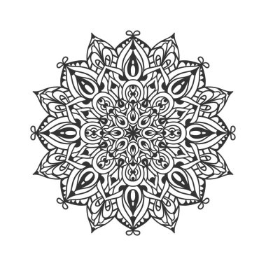 Ethnic Mandala Round Ornament Pattern 