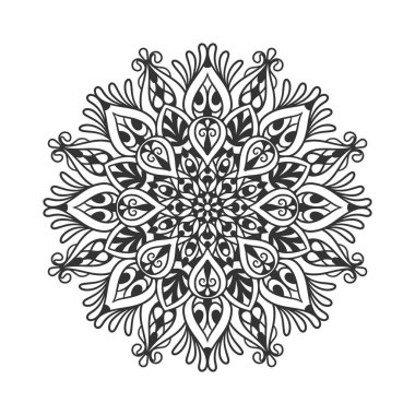 Ethnic Mandala Round Ornament Pattern 