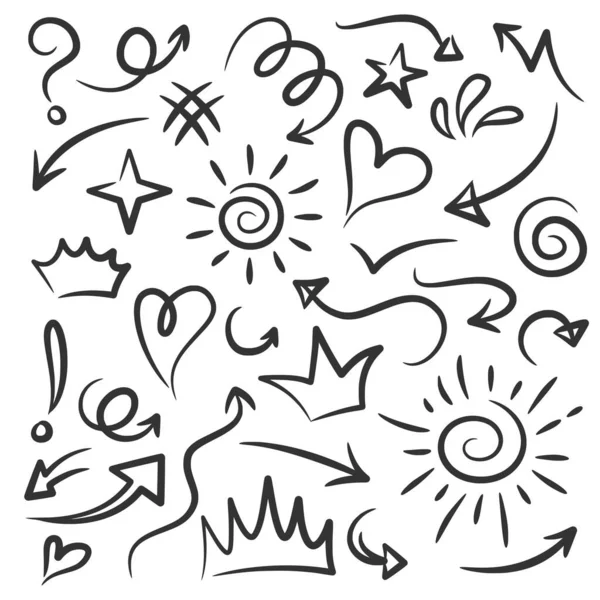 decoration ornament signs set collection