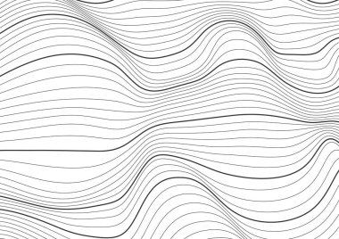 Abstract wave texture with white background vector, White background vector design with wavy line