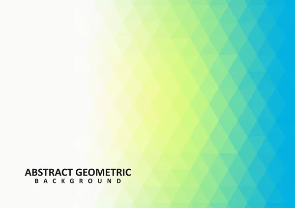 Abstract Blue Green Geometric Background Texture Geometric Vector Background — Vetor de Stock