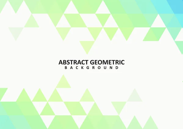 Abstract Blue Green Geometric Background Texture Geometric Vector Background — 图库矢量图片