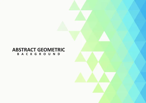 Abstract Blue Green Geometric Background Texture Geometric Vector Background — Stockvektor