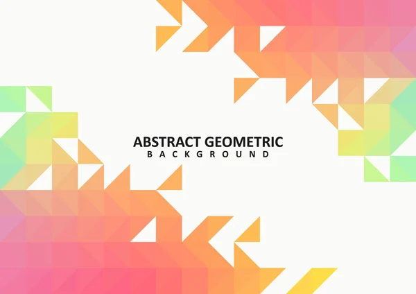 Abstract Colorful Geometric Vector Background Colorful Rainbow Polygon Background — Archivo Imágenes Vectoriales