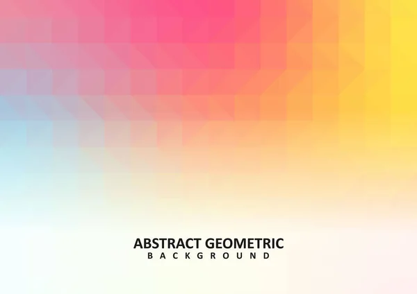 Abstract Colorful Geometric Vector Background Colorful Rainbow Polygon Background — 图库矢量图片