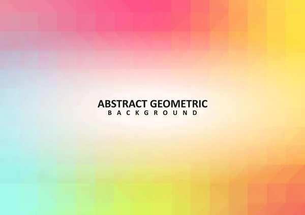 Abstract Colorful Geometric Vector Background Colorful Rainbow Polygon Background — Stockvektor