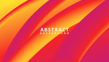Soyut kırmızı ve sarı arkaplan tasarımı, modern stil arka plan şablonu