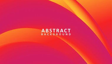 Soyut kırmızı ve sarı arkaplan tasarımı, modern stil arka plan şablonu