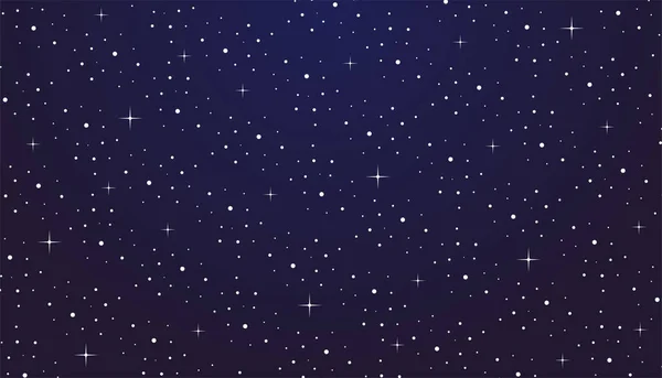 Ciel Nocturne Avec Fond Étoilé Ciel Étoilé Nocturne Fond Abstrait — Image vectorielle