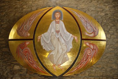4 Evangelist 'li İsa ikonu. Fransa. 