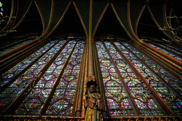 Église Sainte Chapelle Vitraux France — Photo