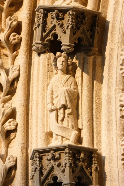 Saint Corentin Cathedral Quimper — Stock Photo, Image