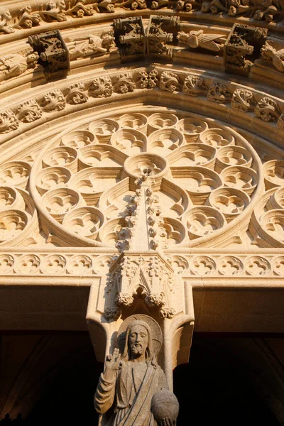 Saint Corentin Cathedral Quimper — Stock Photo, Image