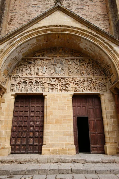 Sainte Foy Abbey Church Gate France — Stock Photo, Image