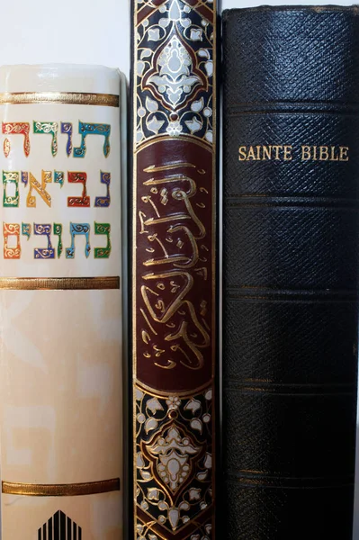 Torah Bible Coran Religious Symbol France — Stock Photo, Image