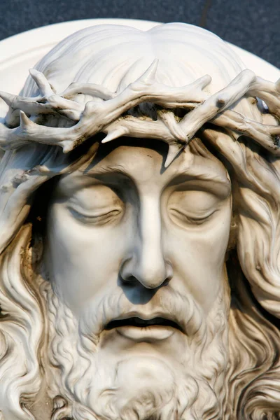 Лицо Иисуса Христа Скорлупа Австрия — стоковое фото
