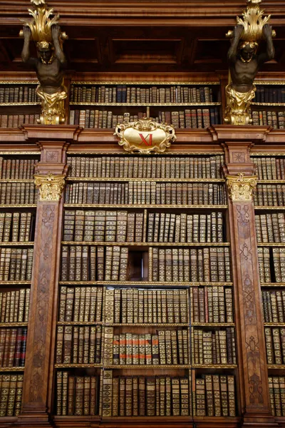 Biblioteca Abadía Melk Austria —  Fotos de Stock