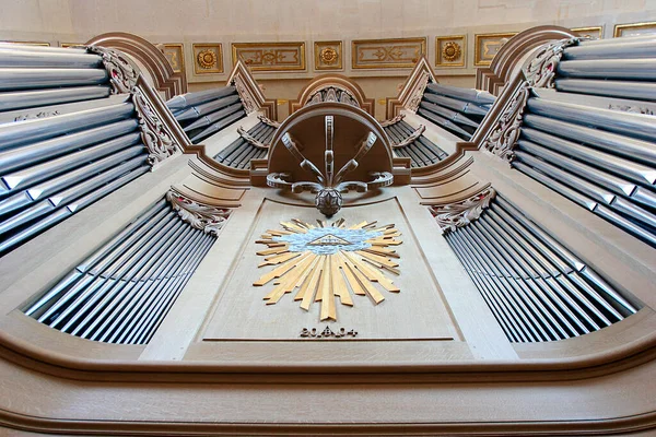 Aubertins Orgel Kirchenmusik Frankreich — Stockfoto