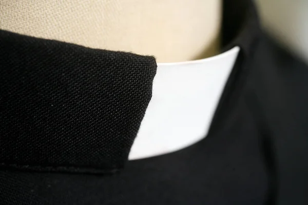 Clergyman Collar Catholic Church Symbol — Stock Photo, Image