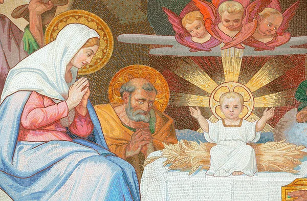 Geboorte Basiliek Van Onze Lieve Vrouw Van Rozenkrans Frankrijk — Stockfoto