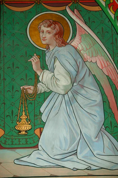 피우는 천사의 프랑스 — 스톡 사진