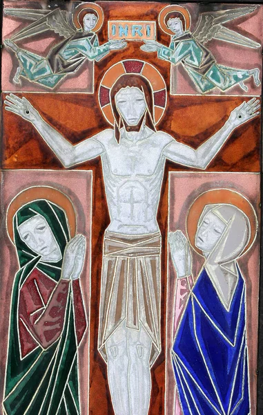 Isus Cruce Răstignirea Italia — Fotografie, imagine de stoc