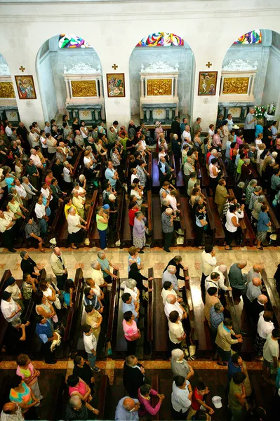 Missa Dominical Basílica Fátima Portugal — Fotografia de Stock