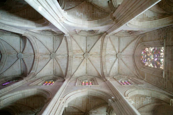 Εσωτερικό Του Μονάρχη Batalha Κυρίως Ναός Πορτογαλία — Φωτογραφία Αρχείου