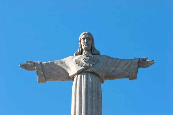 Estatua Del Rey Cristo Lisboa Portugal —  Fotos de Stock