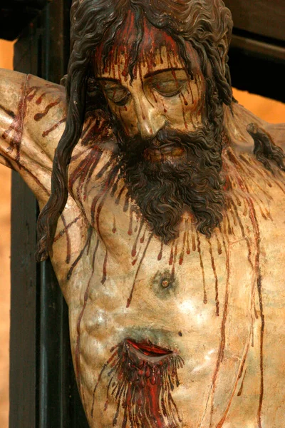 ジェロニモス修道院 サンタ マリア教会のキリスト 十字架刑だ ポルトガル — ストック写真