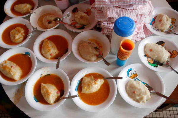 Makanan Untuk Anak Anak Panti Asuhan Togo — Stok Foto
