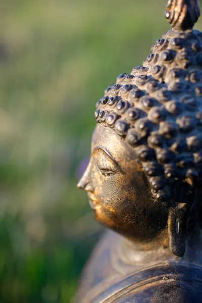 Detalle Una Estatua Buda Tailandés Francia — Foto de Stock