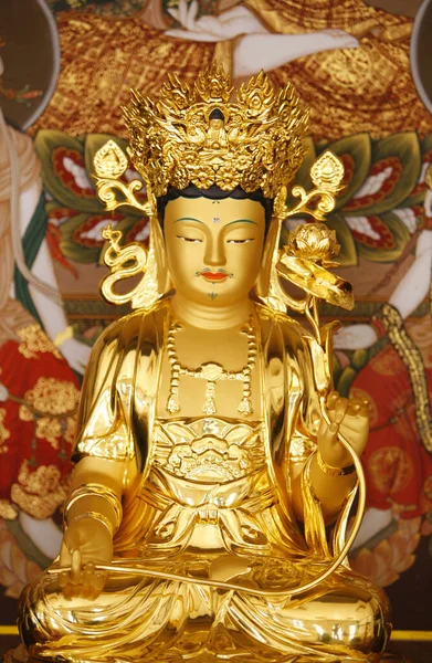 Kwanseum Bosal Bodhisattva Avalokitesvara Bodhisattva Compasión Corea Del Sur — Foto de Stock