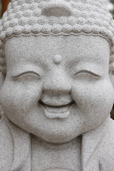 Lächelnder Buddha Jogysea Tempel Südkorea — Stockfoto